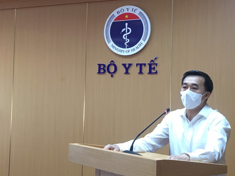 GS.TS Trần Văn Thuấn phát biểu tại hội nghị tập huấn về công tác an toàn tiêm chủng sáng 19/6. Ảnh: ncov.moh.gov.vn