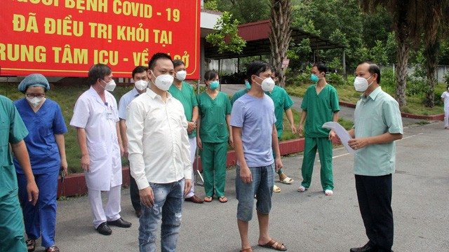 Toàn tỉnh Bắc Giang hiện có 4.128 bệnh nhân Covid-19 khỏi bệnh. Ảnh: TL.