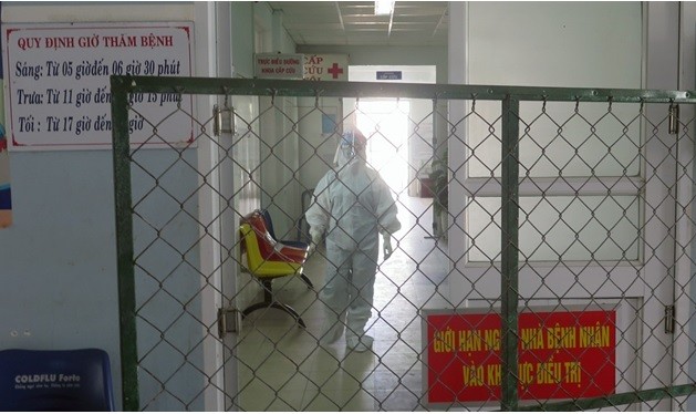 Khu điều trị cho bệnh nhân Covid-19 tại bệnh viện dã chiến Tuy Hòa.
