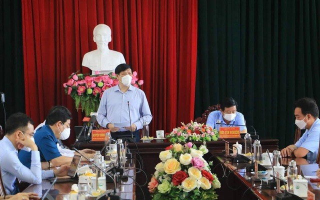 Bộ trưởng Nguyễn Thanh Long phát biểu tại cuộc họp. Ảnh: VTV.