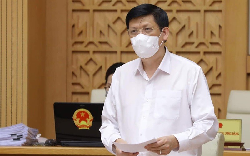 Bộ trưởng Bộ Y tế Nguyễn Thanh Long. Nguồn: VGP.