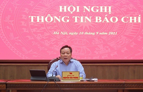Phó Bí thư Thành ủy Hà Nội Nguyễn Văn Phong. Nguồn: Cổng thông tin điện tử Hà Nội.