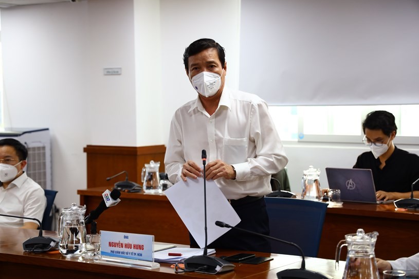 Phó giám đốc Sở y tế Nguyễn Hữu Hưng. Ảnh: Khang Minh.