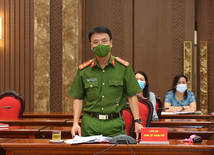 Đại tá Trần Ngọc Dương, Phó Giám đốc Công an TP Hà Nội. Ảnh: UBND TP Hà Nội.