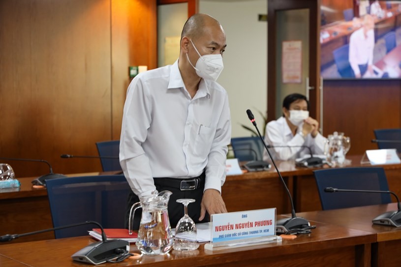 Phó giám đốc Sở Công thương Nguyễn Nguyên Phương. Ảnh: Khang Minh.