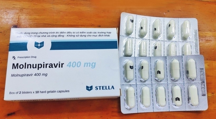 Một trong số các thuốc kháng virus điều trị Covid-19 vừa được Bộ Y tế cấp phép lưu hành. Ảnh: Internet.