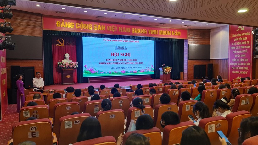 Hà Nội: Quận Long Biên tổ chức Hội nghị tổng kết năm học 2021 - 2022, triển khai nhiệm năm học 2022 - 2023