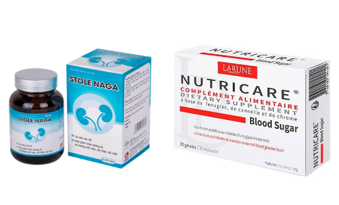 Sản phẩm Stole Naga và Nutricare Blood Sugar đang được quảng cáo gây hiểu nhầm có tác dụng như thuốc chữa bệnh.