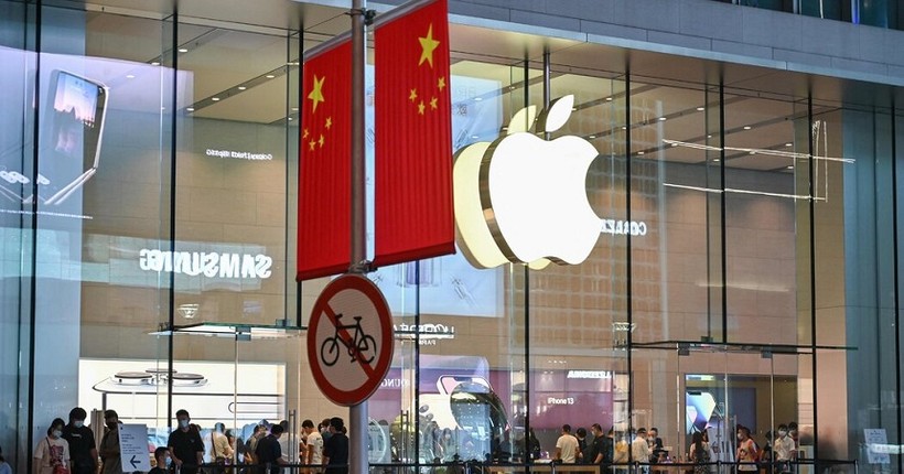 Một cửa hàng của Apple tại Thượng Hải, Trung Quốc