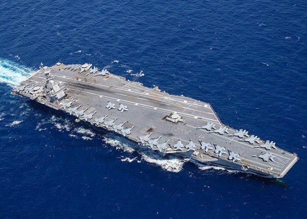 Mỹ điều tàu sân bay tấn công “USS Gerald R. Ford” tới Đông Địa Trung Hải