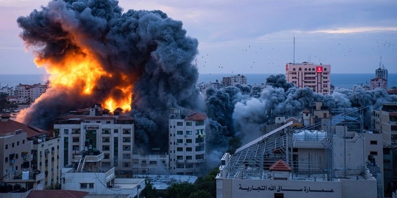 Một cuộc không kích của Israel nhằm vào dải Gaza