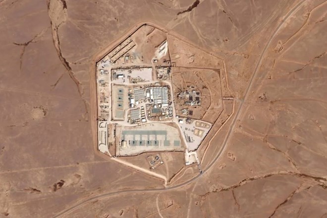 Căn cứ Tháp 22 của Mỹ ở phía đông bắc Jordan, nơi 3 lính Mỹ thiệt mạng ngày 28/1/2024