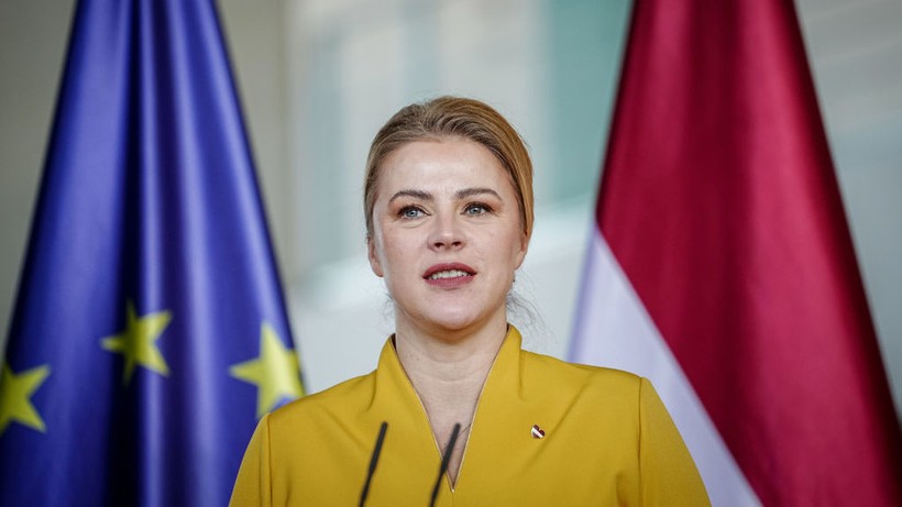 Thủ tướng Latvia Evika Silina 