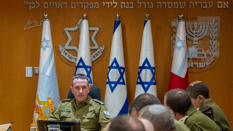 Trung tướng Herzi Halevi tại Bộ Quốc phòng ở Tel Aviv, ngày 14/4/2024.