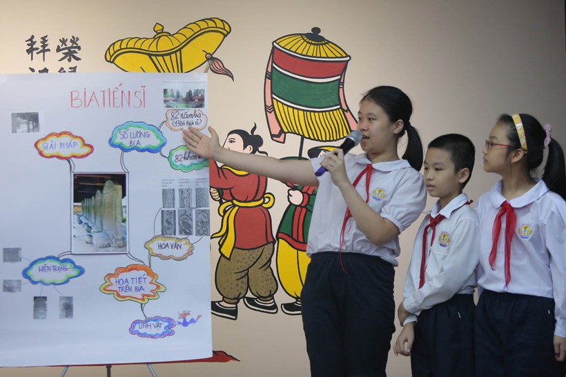 Học sinh Hà Nội hào hứng với giáo dục di sản