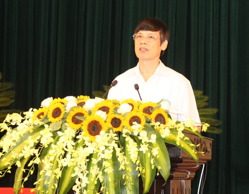 Chủ tịch UBND tỉnh Thanh Hóa - Nguyễn Đình Xứng phát biểu chỉ đạo tại hội nghị