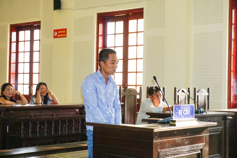 Bị cáo Nguyễn Văn Hùng tại phiên tòa