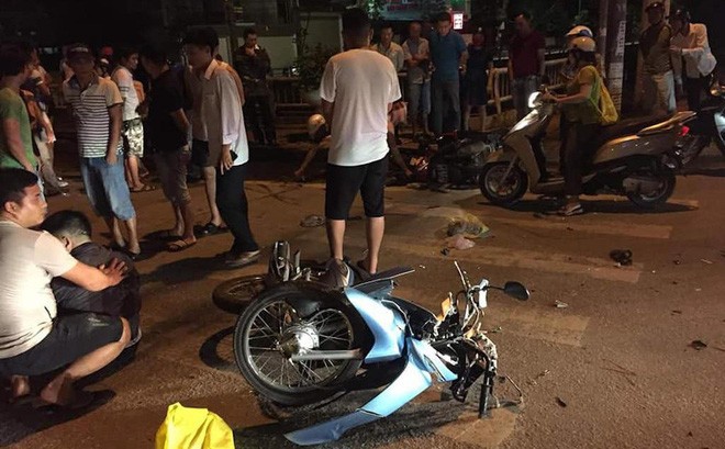 Hiện trường vụ tại nạn khiến Phó Giám thị CA tỉnh Nghệ An tử vong