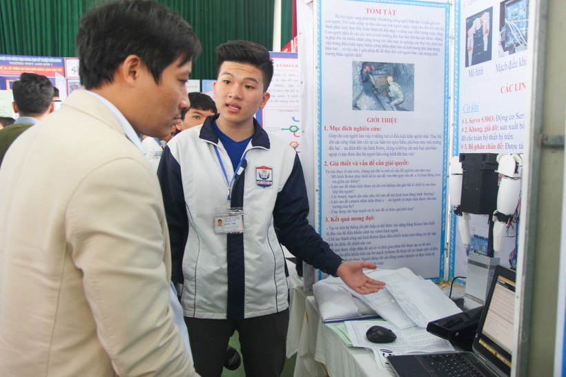 Có 124/204 dự án đạt giải KHKT tỉnh Nghệ An năm học 2018 - 2019