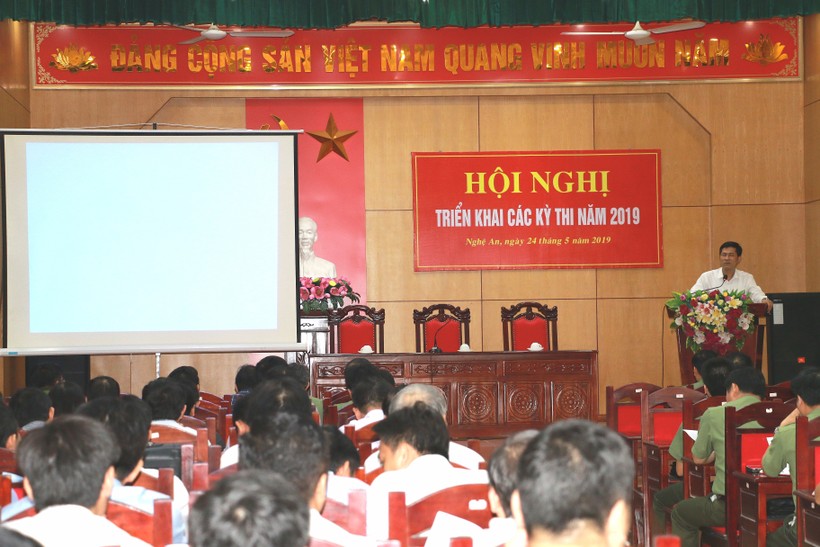 Hội nghị triển khai các kỳ thi năm 2019 tại Nghệ An.