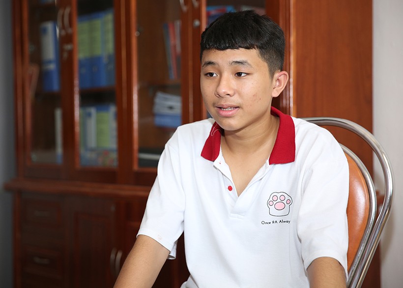 Em Lưu Đức Tài, thủ khoa kỳ thi tuyển sinh vào lớp 10 THPT Nghệ An năm 2019