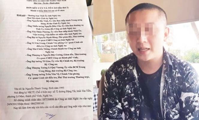 Đơn tố giác tội phạm của Nguyễn Thanh Trung không đúng sự thật, cơ quan công an không khởi tố vụ án
