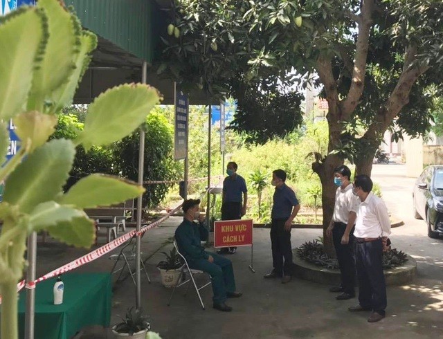 Ban chỉ đạo phòng chống dịch Covid-19 huyện Hưng Nguyên, Nghệ An kiểm tra công tác cách ly tại Trạm Y tế xã Hưng Tây