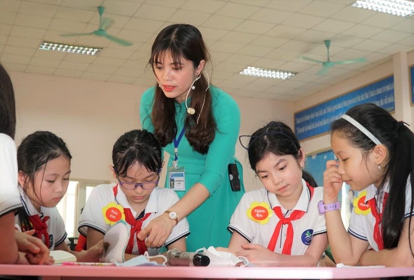 Trường Tiểu học Lê Mao (TP Vinh, Nghệ An) được chọn thí điểm lớp mô hình tiên tiến từ năm học 2022-2023