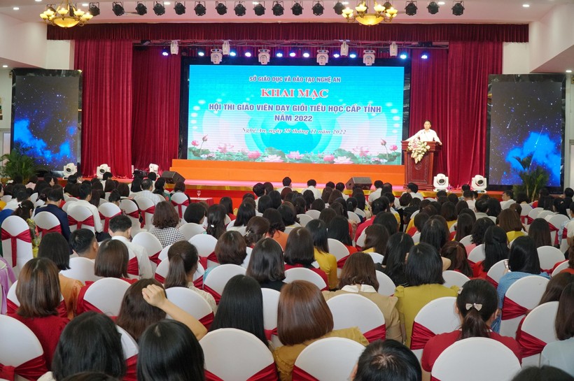 Khai mạc Hội thi giáo viên dạy giỏi tiểu học tỉnh Nghệ An năm 2022.