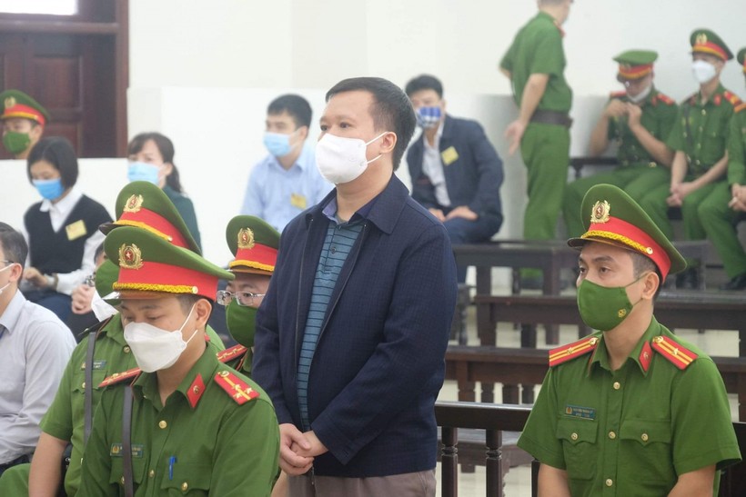 Bị cáo Hồ Hữu Hòa tại tòa