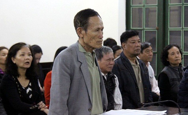 Bị cáo Nguyễn Thế Hiệp tại phiên tòa được mở trước đó.