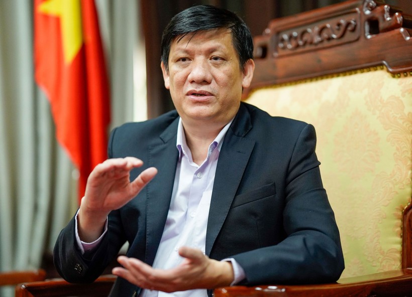 Ông Nguyễn Thanh Long khi còn ngồi ghế Bộ trưởng Bộ Y tế