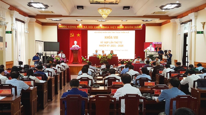 Kỳ họp thứ 4 HĐND tỉnh Thừa Thiên – Huế khóa VIII kéo dài từ 14-15/7 tại TP Huế.