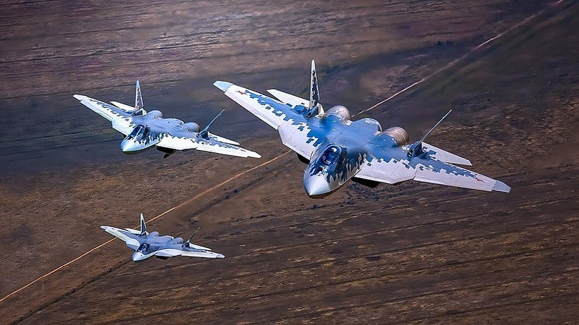 Tiêm kích tàng hình Su-57.
