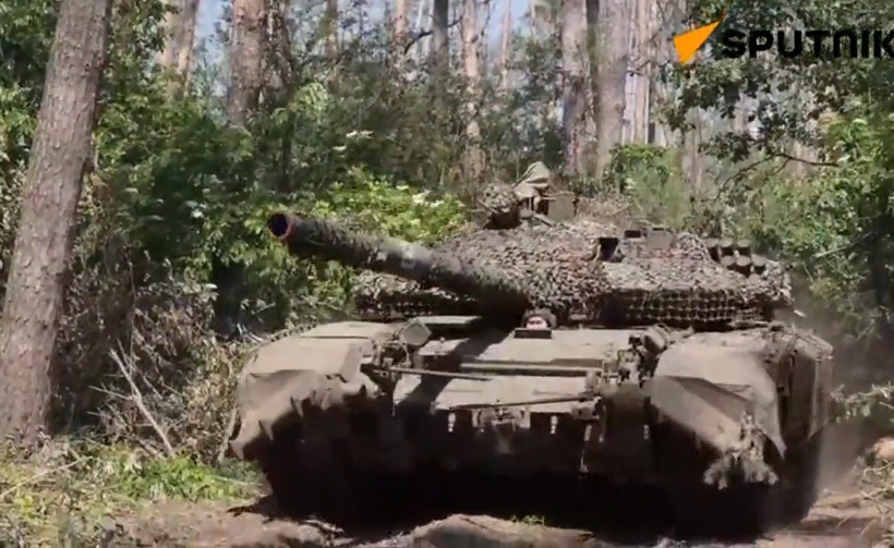 T-90M trong trận chiến gần Krasny Liman.