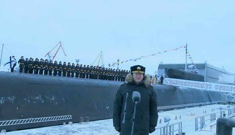 Tàu ngầm hạt nhân chiến lược của Nga.
