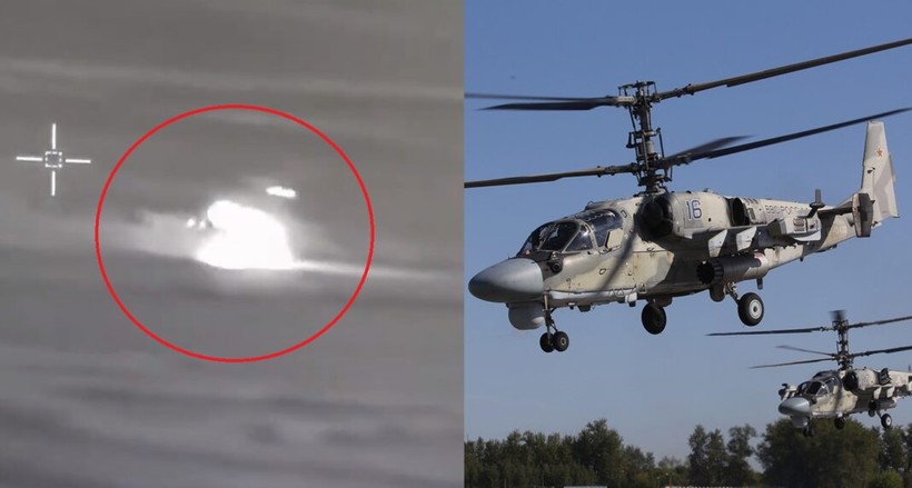 Ukraine công bố hình ảnh được cho là RBS-70 bắn rơi Ka-52.
