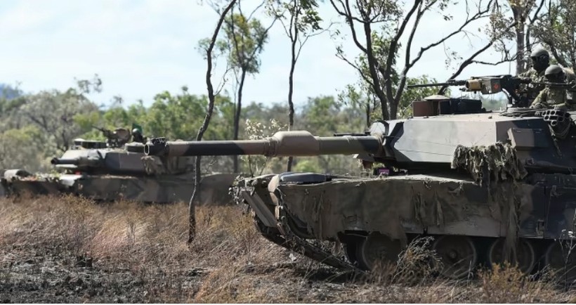 Xe tăng Abrams tại chiến trường Ukraine.