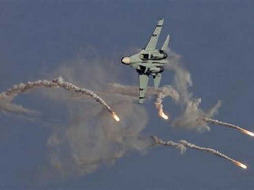 Ảnh minh họa một chiến đấu cơ Su-27 do Nga sản xuất - Ảnh: Reuters
