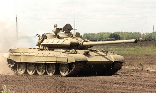 Xe tăng chiến đấu chủ lực T-55 trang bị giáp ERA (gói nâng cấp T-55 của nước ngoài).