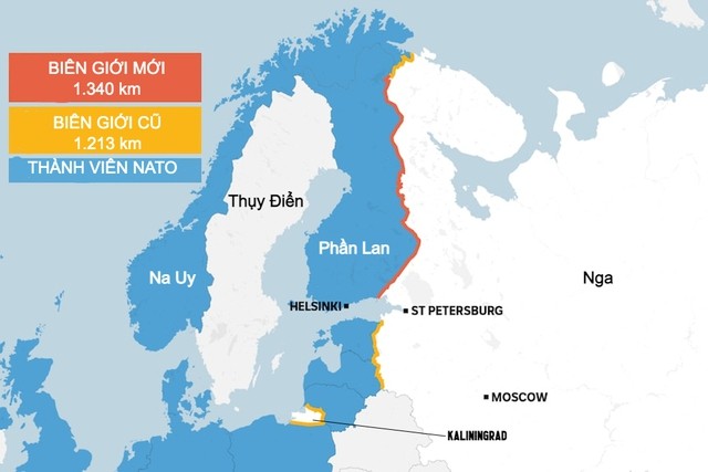 Phần Lan và sắp tới là Thụy Điển chuẩn bị gia nhập NATO khiến Nga bị siết chặt.