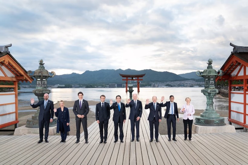 G7 ra tuyên bố chung hướng đến Trung Quốc.