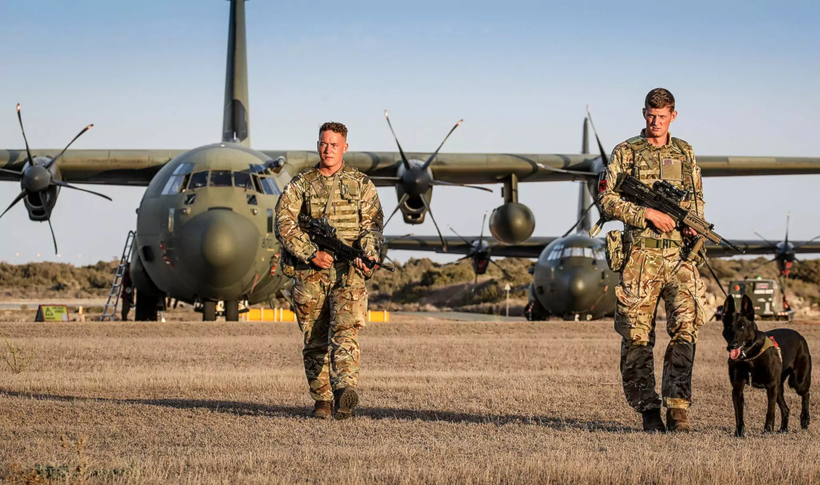 Quân đội Anh đóng quân tại căn cứ không quân RAF Akrotiri trên đảo Síp. Ảnh: Bộ Quốc phòng Anh.