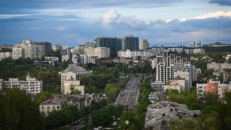 Thành phố Chisinau của Moldova. 