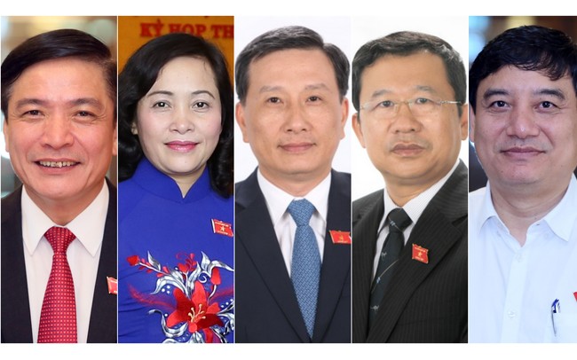 5 nhân sự được giới thiệu để bầu Ủy viên Ủy ban Thường vụ Quốc hội.