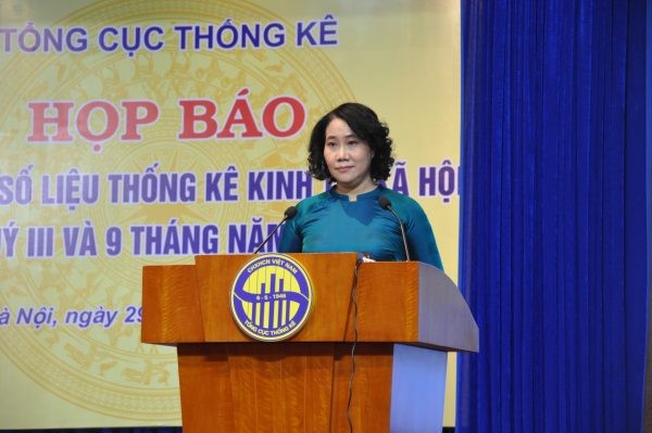 Bà Nguyễn Thị Hương - Tổng cục trưởng Tổng cục Thống kê (Bộ Kế hoạch và Đầu tư). Ảnh: GSO