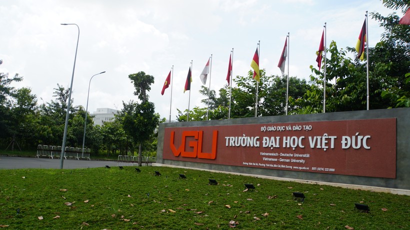 Trường ĐH Việt Đức. Ảnh: Mạnh Tùng