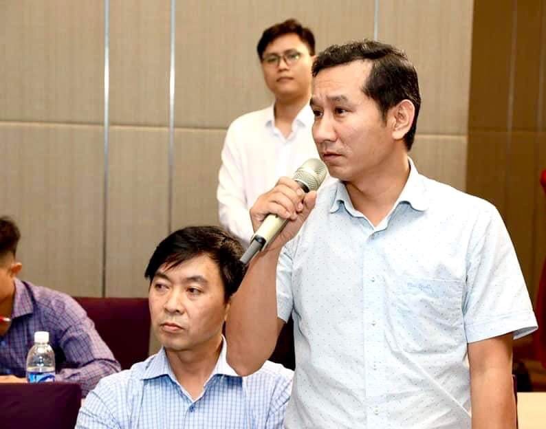 Nhà báo Võ Thanh Hùng, Báo Sài Gòn Giải Phóng. Ảnh: NVCC