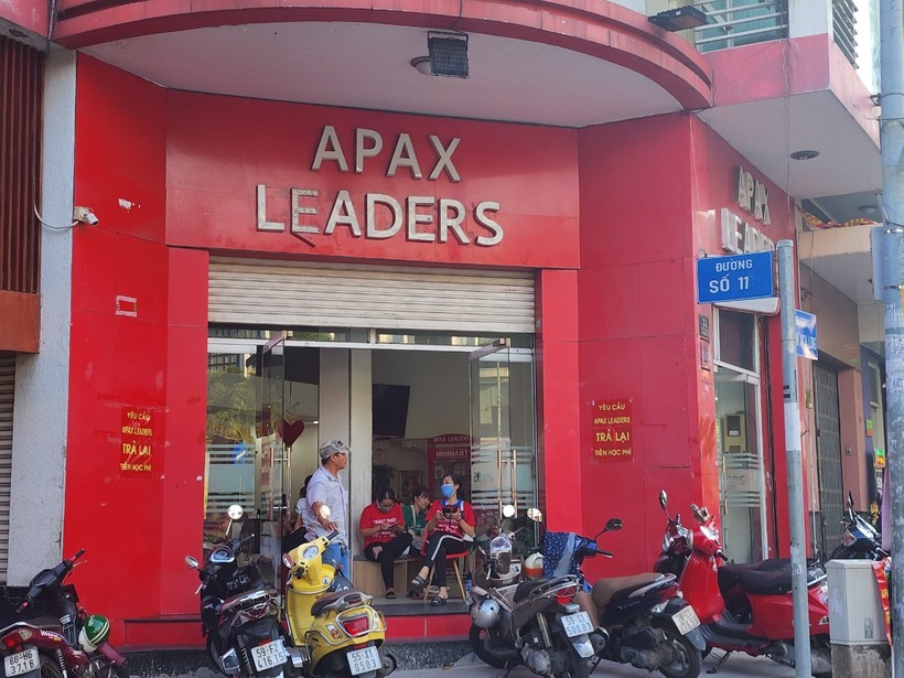 Một trung tâm thuộc hệ thống Apax Leaders ở quận Phú Nhuận, TPHCM. Ảnh: Mạnh Tùng
