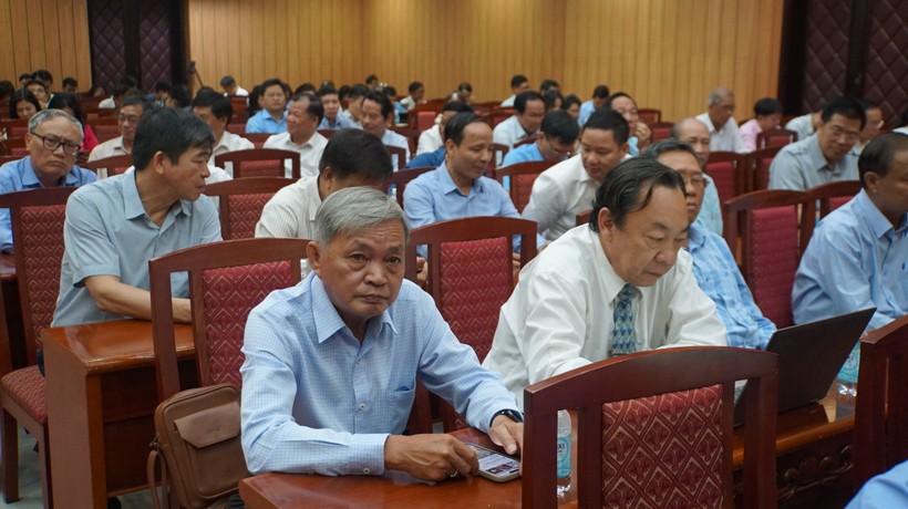Các đại biểu dự hội nghị toàn quốc Hội Nhà báo Việt Nam năm 2024 . (Ảnh: Mạnh Tùng)